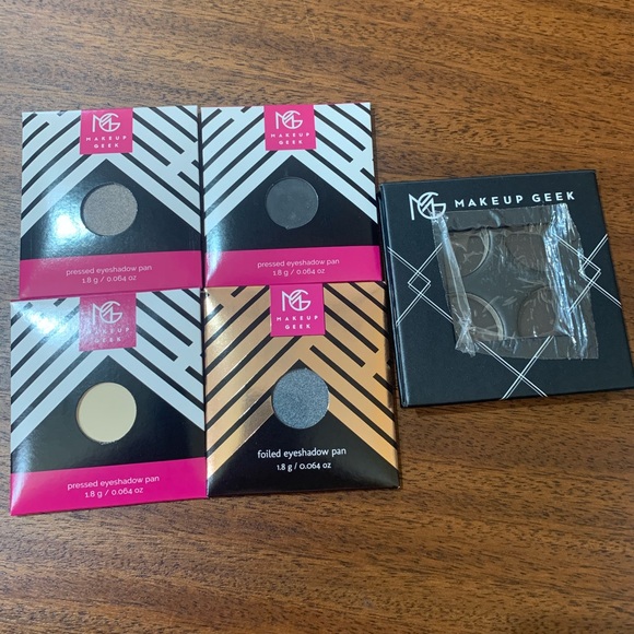 Makeup Geek Eyeshadow Palette Bundle Quad BNIB Tinseltown Sorcery So Pale - Picture 1 of 15